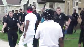 Monstrous Man Takes Down 8 Milwaukee Police Officers After Getting Tasered & Beat