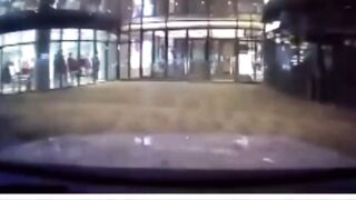 Broken Hearted Dude Live Streams Him Raming his Car Through the Mall