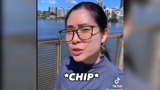 The Second Half of Her Video was Censored Showing the Disaster of Chipping