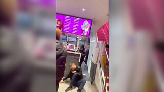 Man KO'd at an Ice Cream Shot for Harassing Women