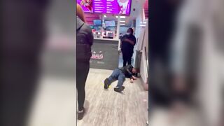 Man KO'd at an Ice Cream Shot for Harassing Women