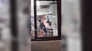 Taco Bell Employee Nodding off Mid-Shift (Tired or Drugs)