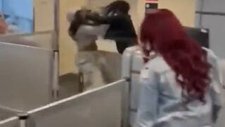 Two Classy Woman Fight at the Spirit Airlines Terminal