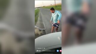 Grown Man Beats Up 17-Year-Old Girl For Driving too Close to Him!