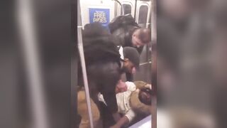 Homeless Man Arrest 44 Times Harassed Train... Got Choked to Death by Marine