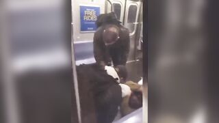 Homeless Man Arrest 44 Times Harassed Train... Got Choked to Death by Marine