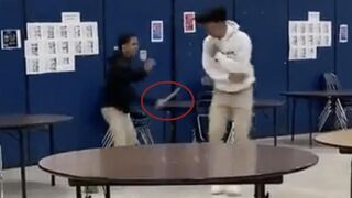 Kid Pulls Knife and Stabs another Student at High School in Columbus, Ohio!