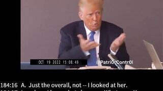 Trump's Deposition: Says Weirdo Accuser is Not His Type and Neither is her Lawyer Que
