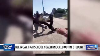 High School Coach Knocked Out Cold and Sent to The Hospital Trying to Break Up Fight