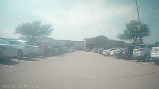 Dashcam Texas From Mall Shooting Shows Shooter Exit his Car and Open Up Fire.