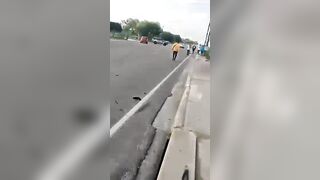 Drunk driver crashes into people