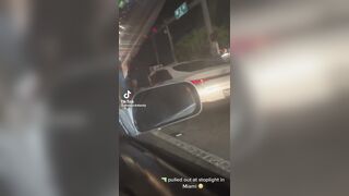 Road Raging Woman Escalates Conflict to Pulling out her Gun