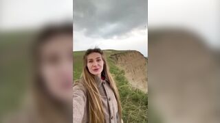 WHOA: She Was Taking a Selfie on a Cliff When This Happened!