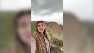 WHOA: She Was Taking a Selfie on a Cliff When This Happened!
