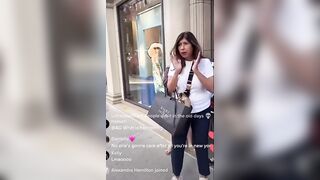 Anti-Fur Karen's Beg a Lady Not to Shop at Max Mara In NYC