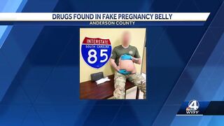 Woman Tries to Hide Over 1,500 Grams of Cocaine Under Fake Pregnant Belly!