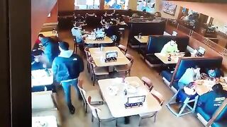 Scary Shootout inside a Crowded iHop in the Middle of the Day