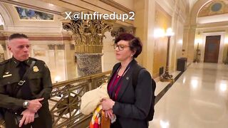 BREAKING: Border Commander, Bovino made Rep Sandra Feist look like a Moron to her Face