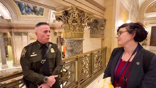 BREAKING: Border Commander, Bovino made Rep Sandra Feist look like a Moron to her Face
