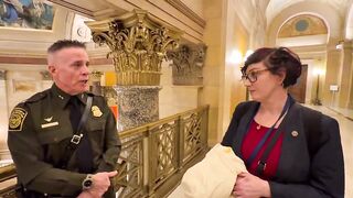 BREAKING: Border Commander, Bovino made Rep Sandra Feist look like a Moron to her Face