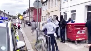 Two Weak London Cops Embarrassed & Beaten by Someone's Granny!