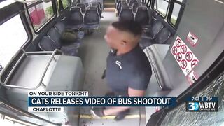 Wild Shootout Caught on Video Between North Carolina Bus Driver and Passenger