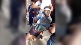 Street Justice: Sicko Attempts To Rape Woman, Receives Instant Street Justice.