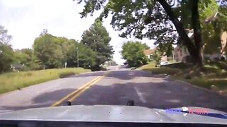Dashcam Footage Shows Wild End To Police Pursuit! (Drugs Found)