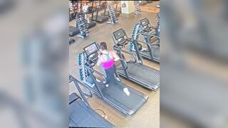 The Most Epic Embarrassing Treadmill Moment EVER!! OUCH!!