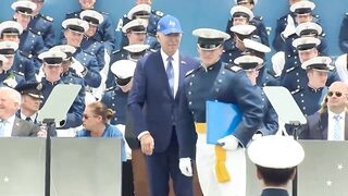 LOL: Joe Biden Falls Hard AF at Air Force Graduation Ceremony