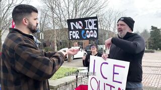 Anti-ICE protestors openly argue Venezuelan gang members deserve the same rights as Americans