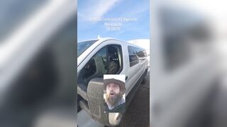 This is how a liberal confronts ICE agents in Minneapolis