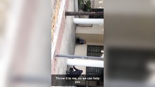 Great Cop Saves Suicidal Man's Life While Another Cop Tells Him to Leave Him Alone!