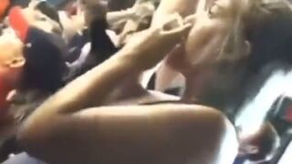 UFC Star Derrick Lewis Films a Pregnant Woman Doing Coke at a Baseball Game