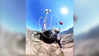 Seconds From Death! Trapped in One Chute, Spiraling out of Control