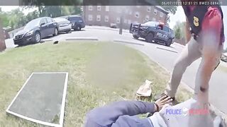 Police Officer Shoots Car Theft Suspect Reaching For a Gun!