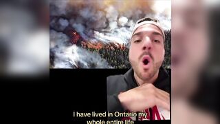 Dude from Canada Exposes how the Canadian Forest Fires Were Intentional.
