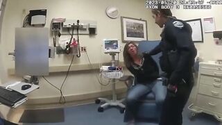 Woman Gets Punched in The Face After She Spit on a Colorado Cop!
