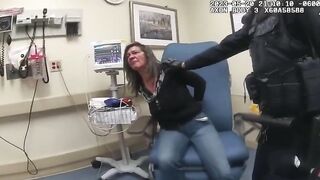 Woman Gets Punched in The Face After She Spit on a Colorado Cop!