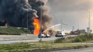BREAKING: Interstate 95 In Philly Collapses After Tanker Explosion