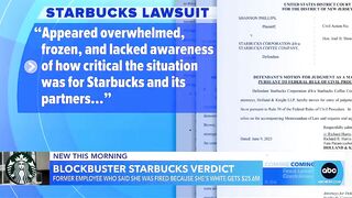 Starbucks Ordered to Pay 25 Million Dollars to Manager They Fired For Being White