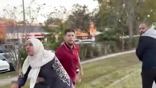 Muslims Attack Christian Street Preacher in South Florida.