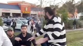 Muslims Attack Christian Street Preacher in South Florida.