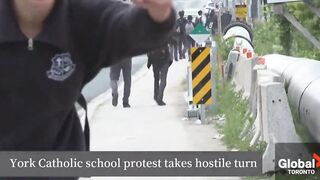 School Students Rise Up, Protest Pride, Stomp on Rainbow Flags