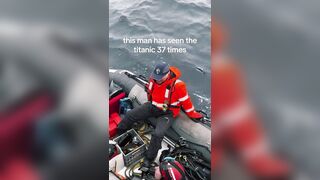 Woman Caught the Moment the Titan Submarine Made its Decent to the Titanic!