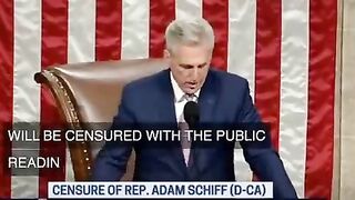 LOL: Pencil Neck Adam Schiff is Censured by Congress....