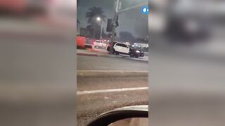 Officer Shoots a Man Who was Doing Donuts & Then Started Ramming His Police Car!