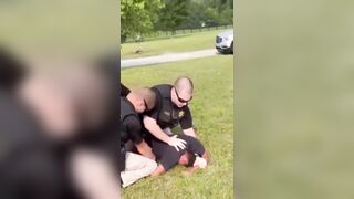 Fail: Police Officer Accidentally Tases Himself!