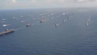 The United States is rapidly redeploying the entire USS Abraham Lincoln Carrier Strike Group out of the South China Sea and steaming full speed toward the Middle East as the U.S. prepares to unleash major strikes on Iran.