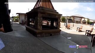 Body Cam Footage of Officer Tracking Down & Killing Mass Shooter at Allen Outlet Mall